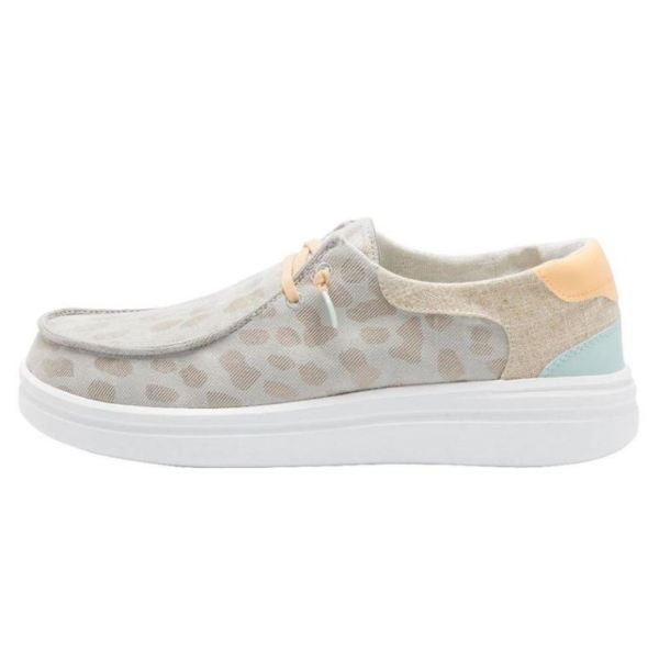 Women's Hey Dude Wendy Rise Jungle Leopard Azure
