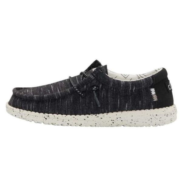 Boys Hey Dude Wally Youth Stretch Black