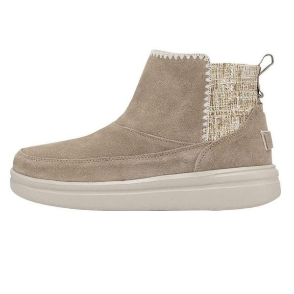 Women's Hey Dude Mel Suede Sand
