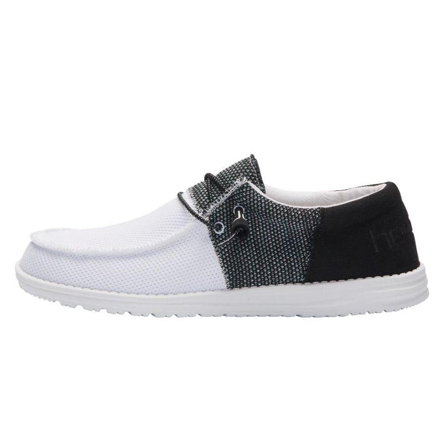 Hey Dude Men's Wally Sox Tri-Tone-Black Ice