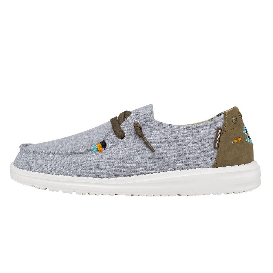 Hey Dude Women's Wendy Rodeo-Blue Aztec
